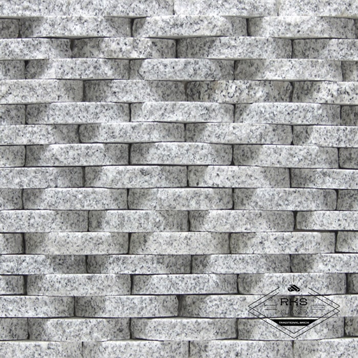Фасадный камень Плетёнка — Гранит Белла Уайт в Тамбове